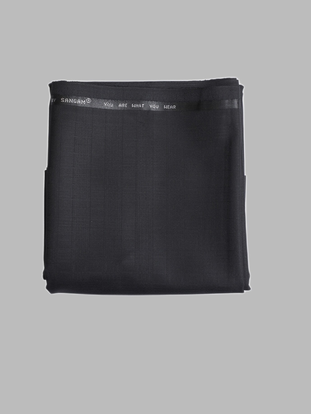 

SANGAM Men Textured Formal Trouser Clothing Fabric, Black