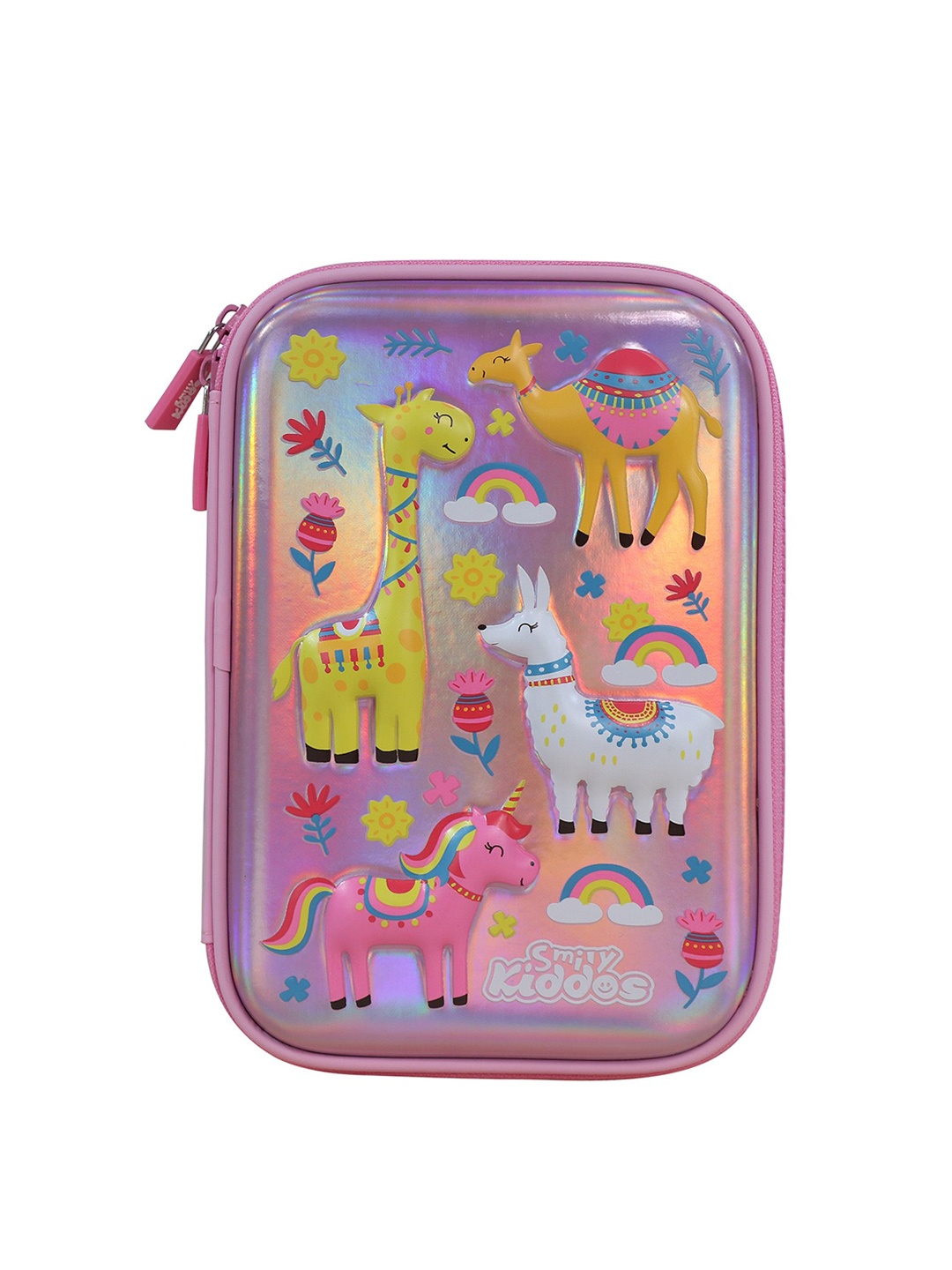 

Smily Kiddos Kids Printed Pencil Case, Pink