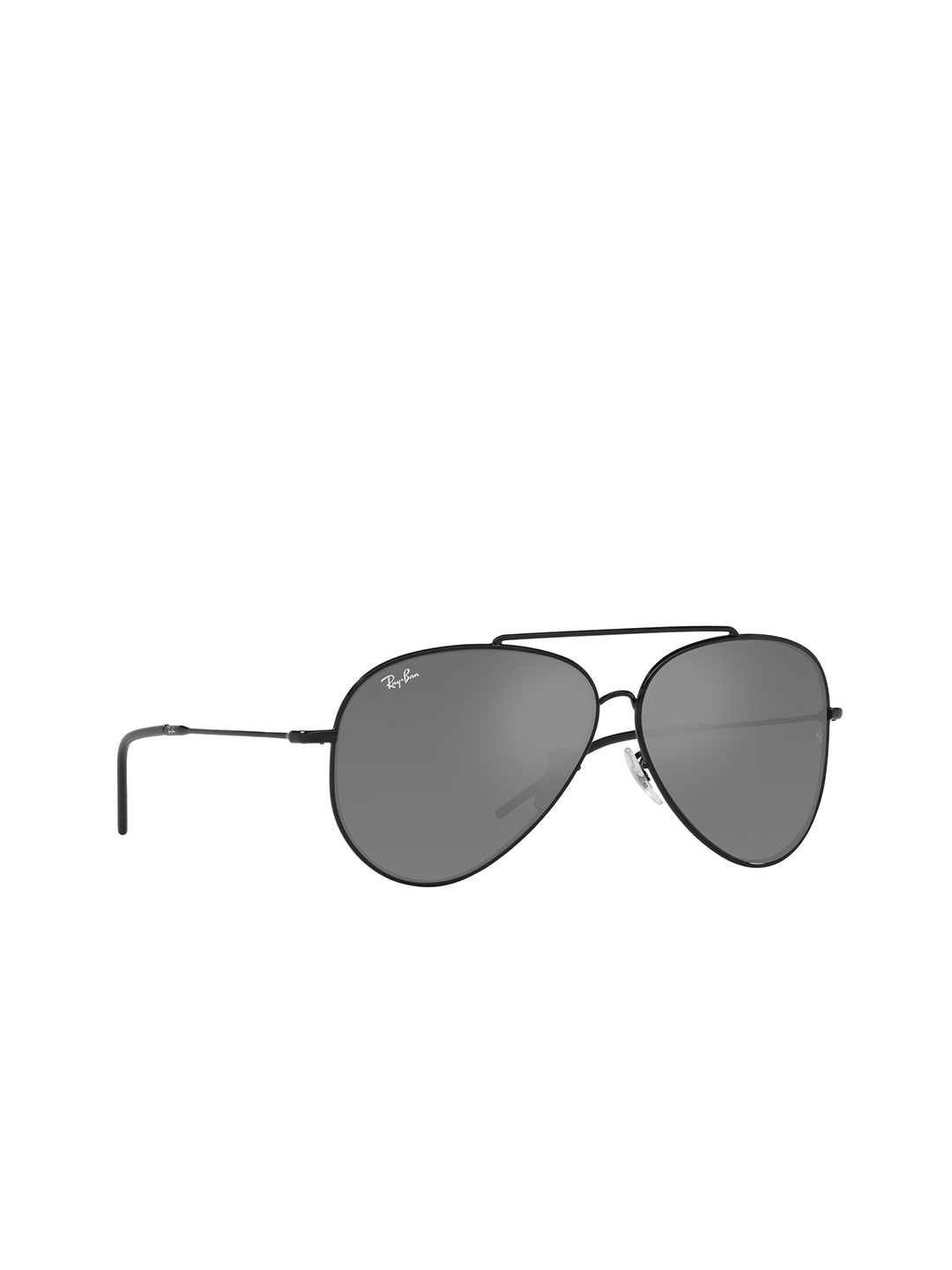 

Ray-Ban Reverse Unisex UV Protected Grey Lens Pilot Sunglasses - 0RBR0101S002/GS59, Black