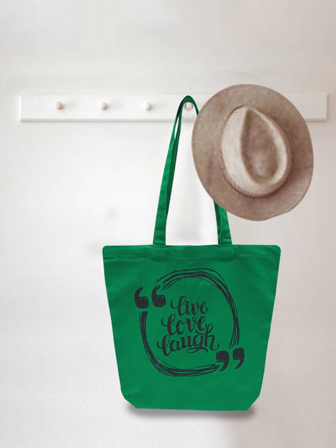 

earthbags Pack Of 2 Shopper Tote Bag, Green