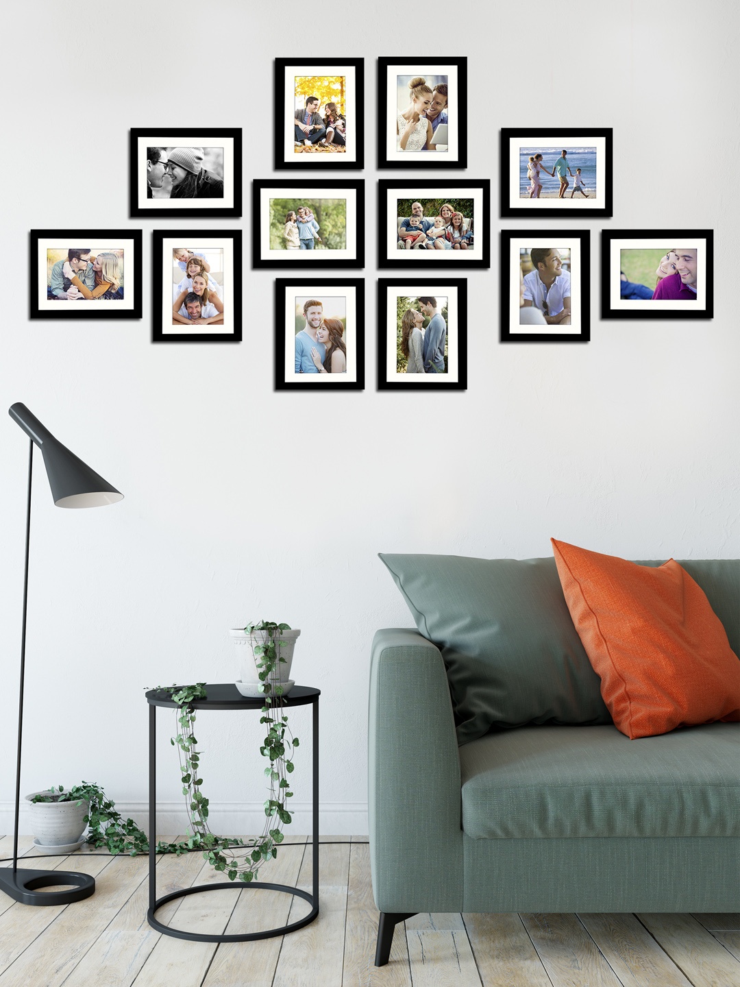 

Art Street Black Set of 12 Wall Photo Frames