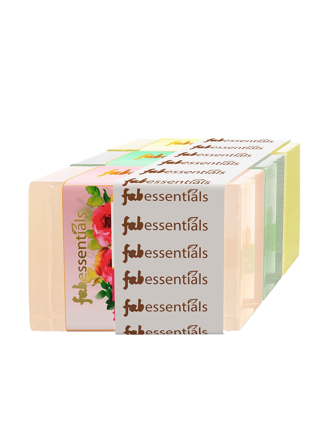 

Fabindia Set of 3 Assorted Glycerin Bathing Bar Soaps - 100g Each