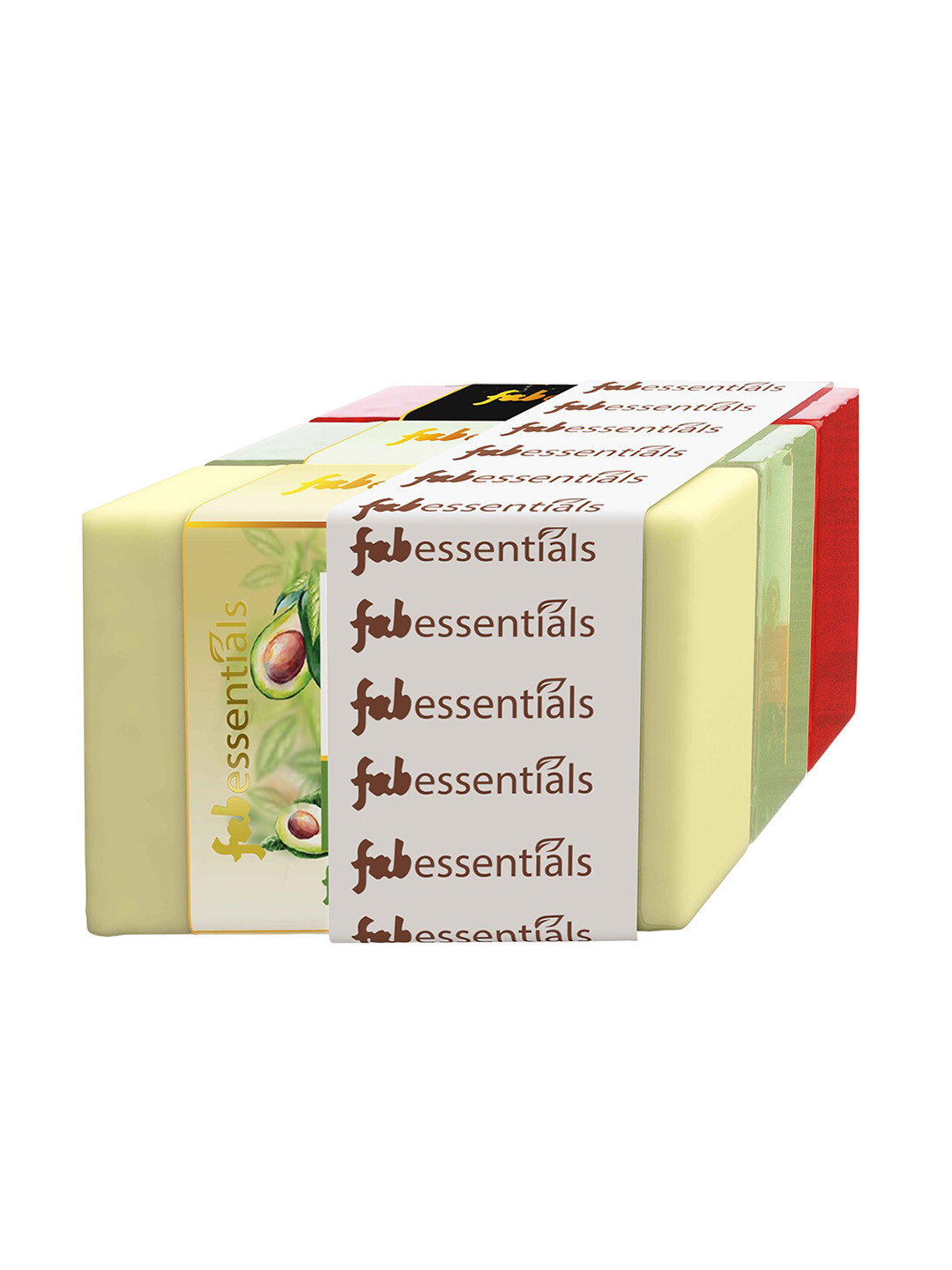 

Fabindia Set of 3 Assorted Glycerin Bathing Bar Soaps - 100g Each