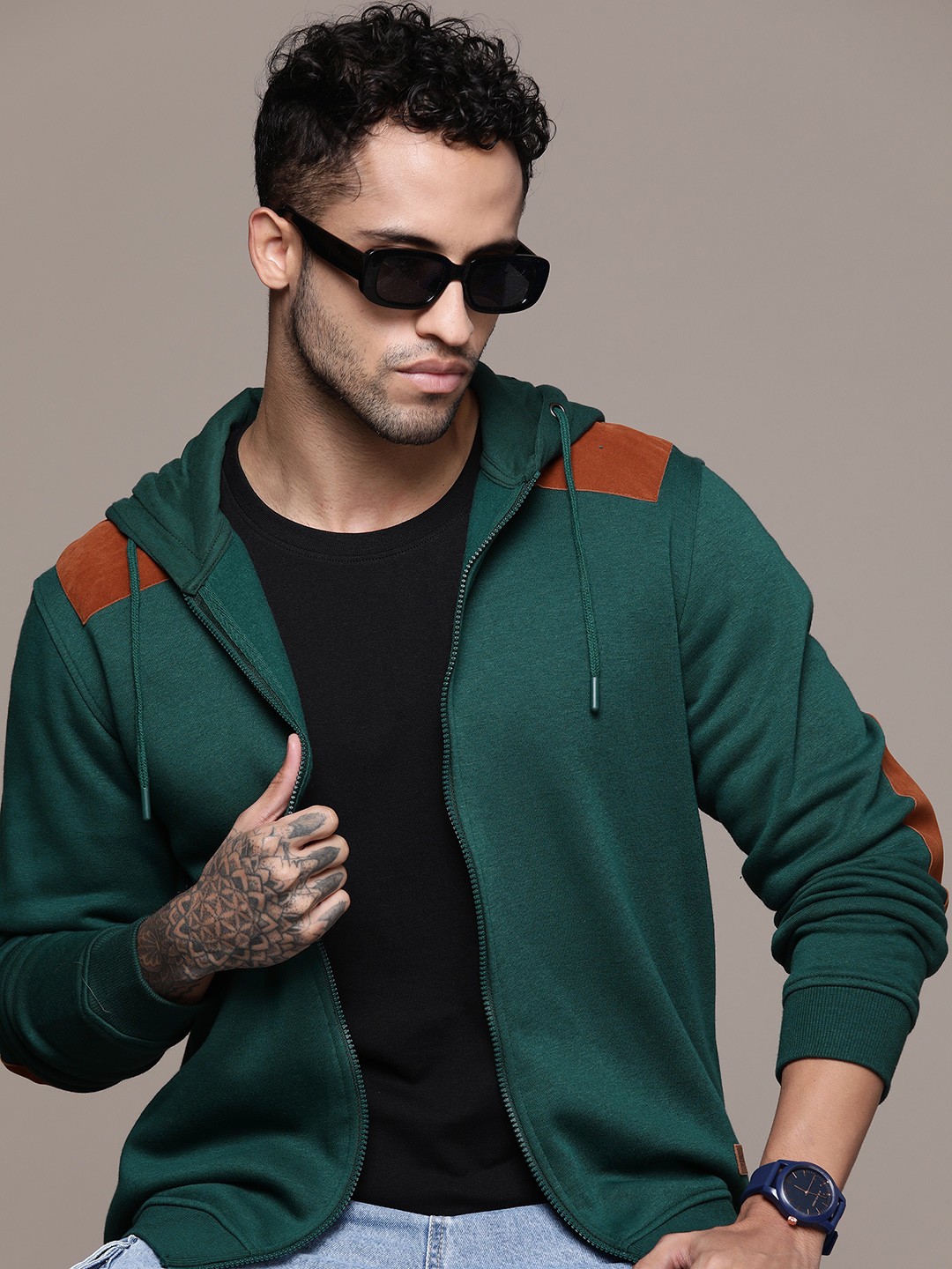 

The Roadster Lifestyle Co. Fleece Hooded Sweatshirt, Green