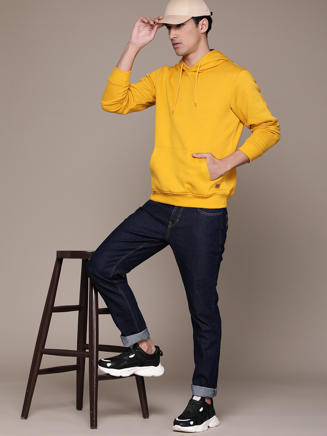 

The Roadster Lifestyle Co. Hooded Sweatshirt, Mustard