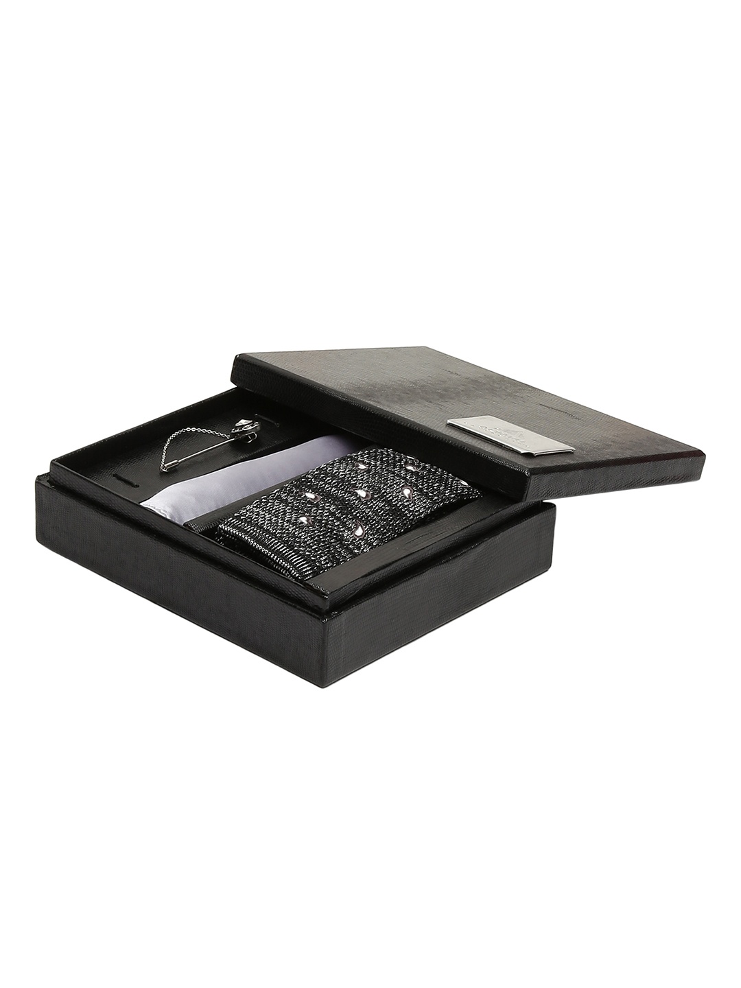

Alvaro Castagnino Men Grey & Black Colored Accessory Gift Set
