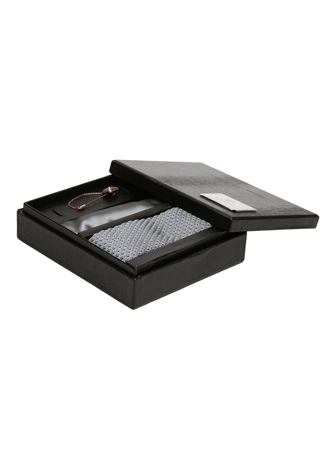 

Alvaro Castagnino Men Black & Grey Colored Accessory Gift Set