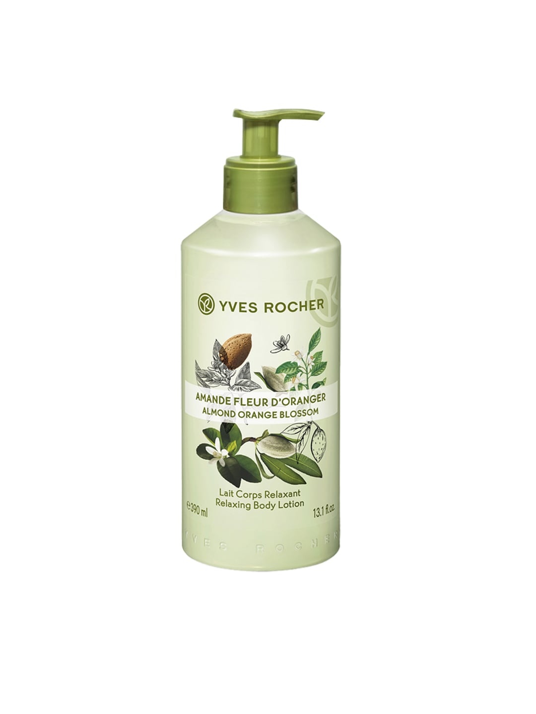 

YVES ROCHER Unisex Almond Orange Blossom Relaxing Body Lotion 390 ml, Green