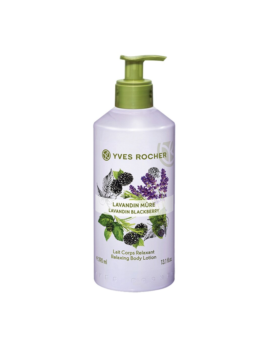 

YVES ROCHER Unisex Lavandin Blackberry Relaxing Body Lotion 390 ml, Lavender