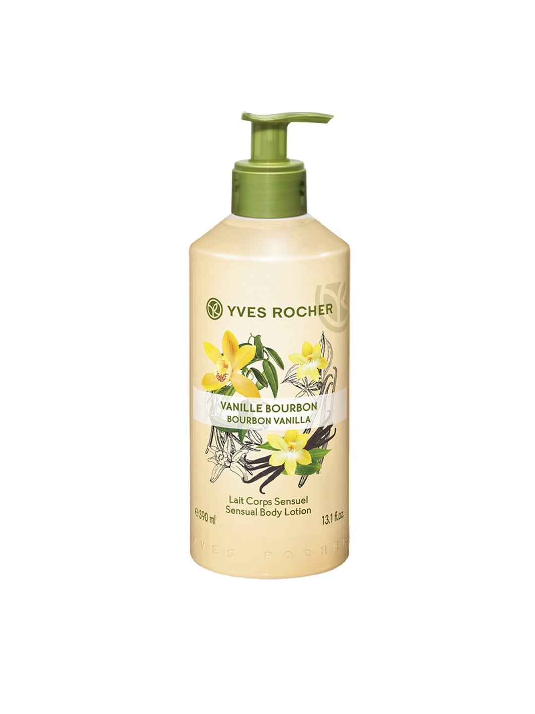 

YVES ROCHER Unisex Bourbon Vanilla Sensual Body Lotion 390 ml, Peach