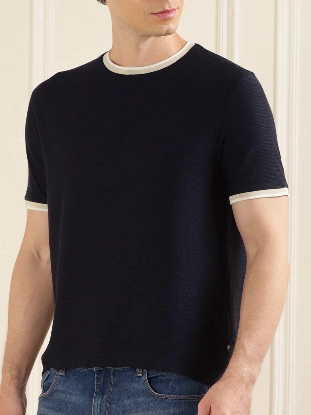 

Ted Baker Round Neck Casual T-shirt, Navy blue