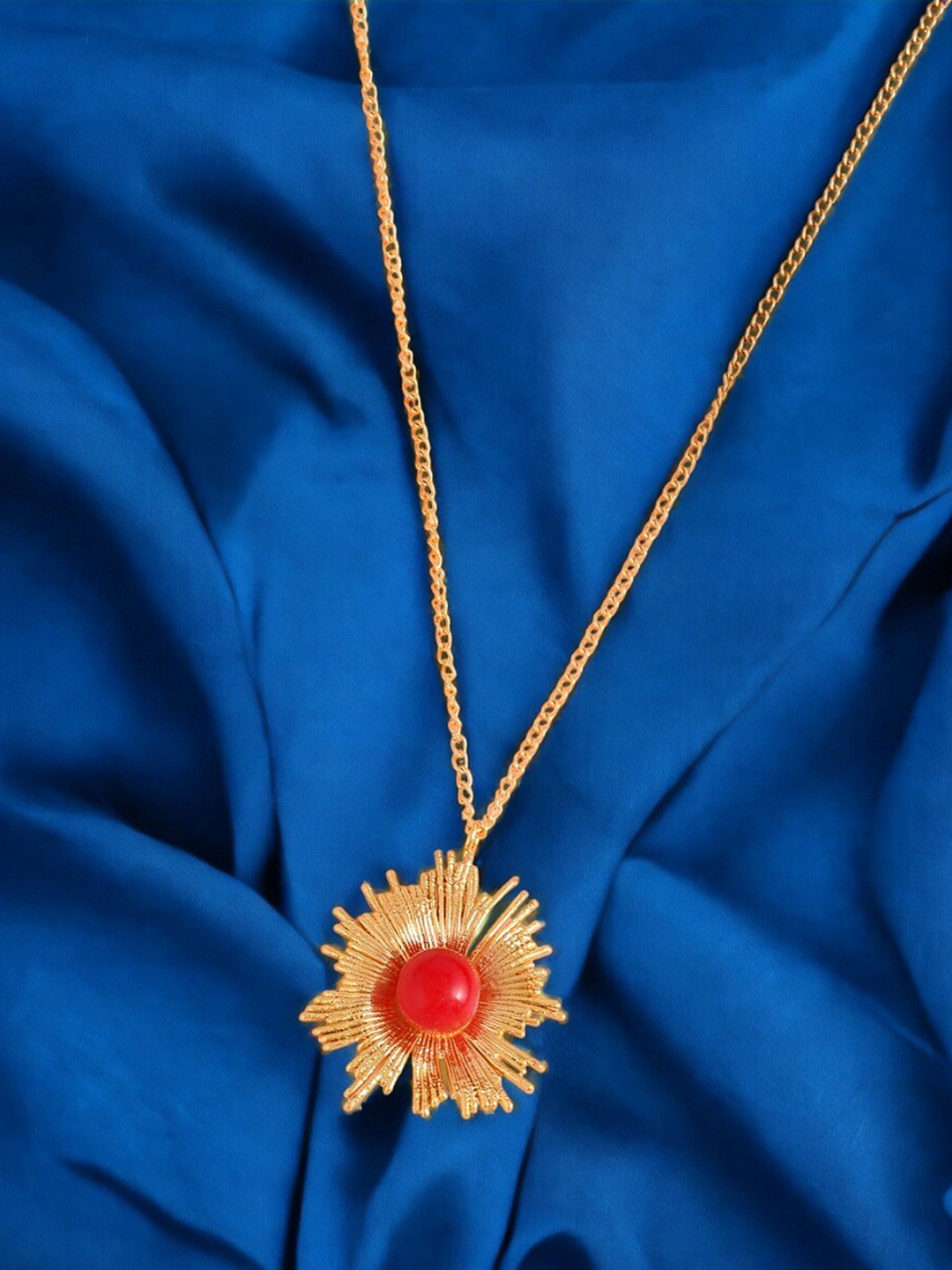 

Silvermerc Designs Gold-Plated Beaded Necklace