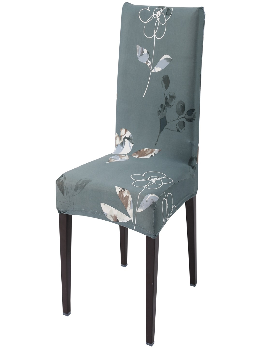 

HOKIPO Grey Printed Stretchable Chair Covers