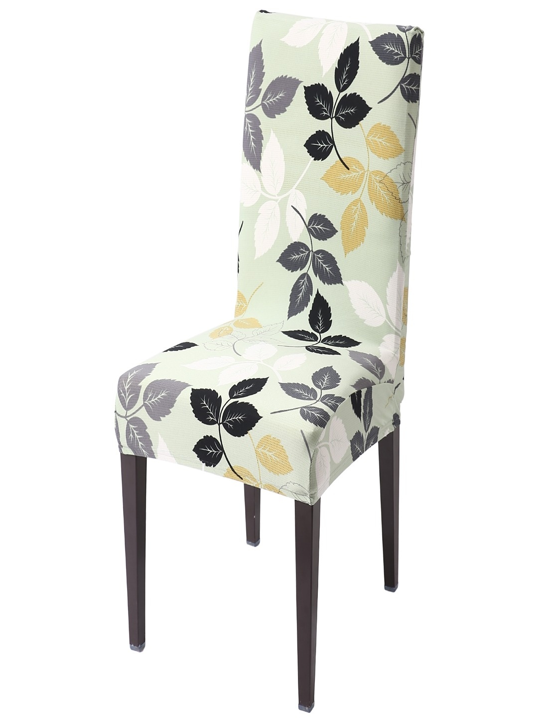 

HOKIPO Green & Black Printed Stretchable Chair Cover