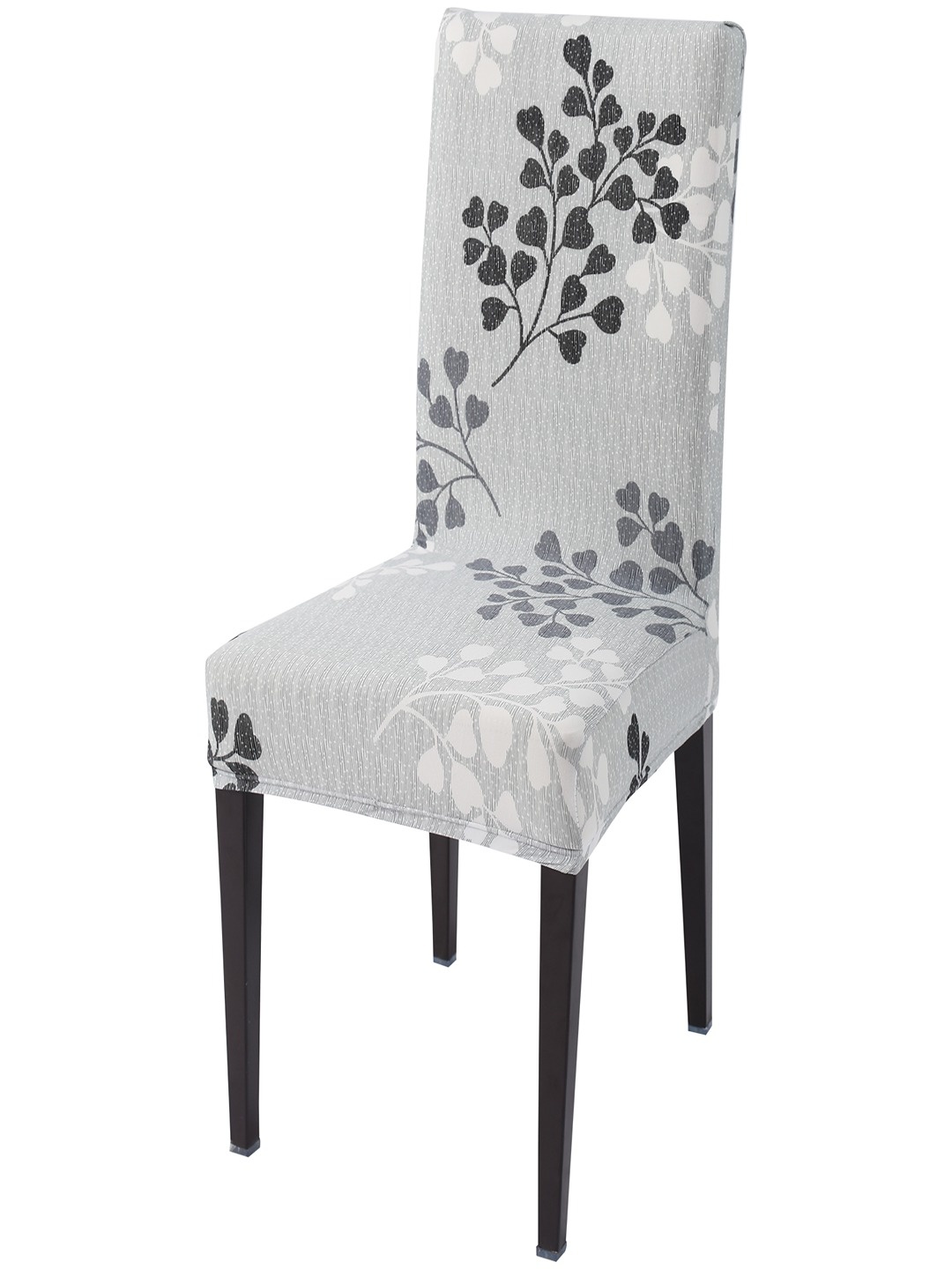 

HOKIPO Grey Printed Stretchable Chair Cover