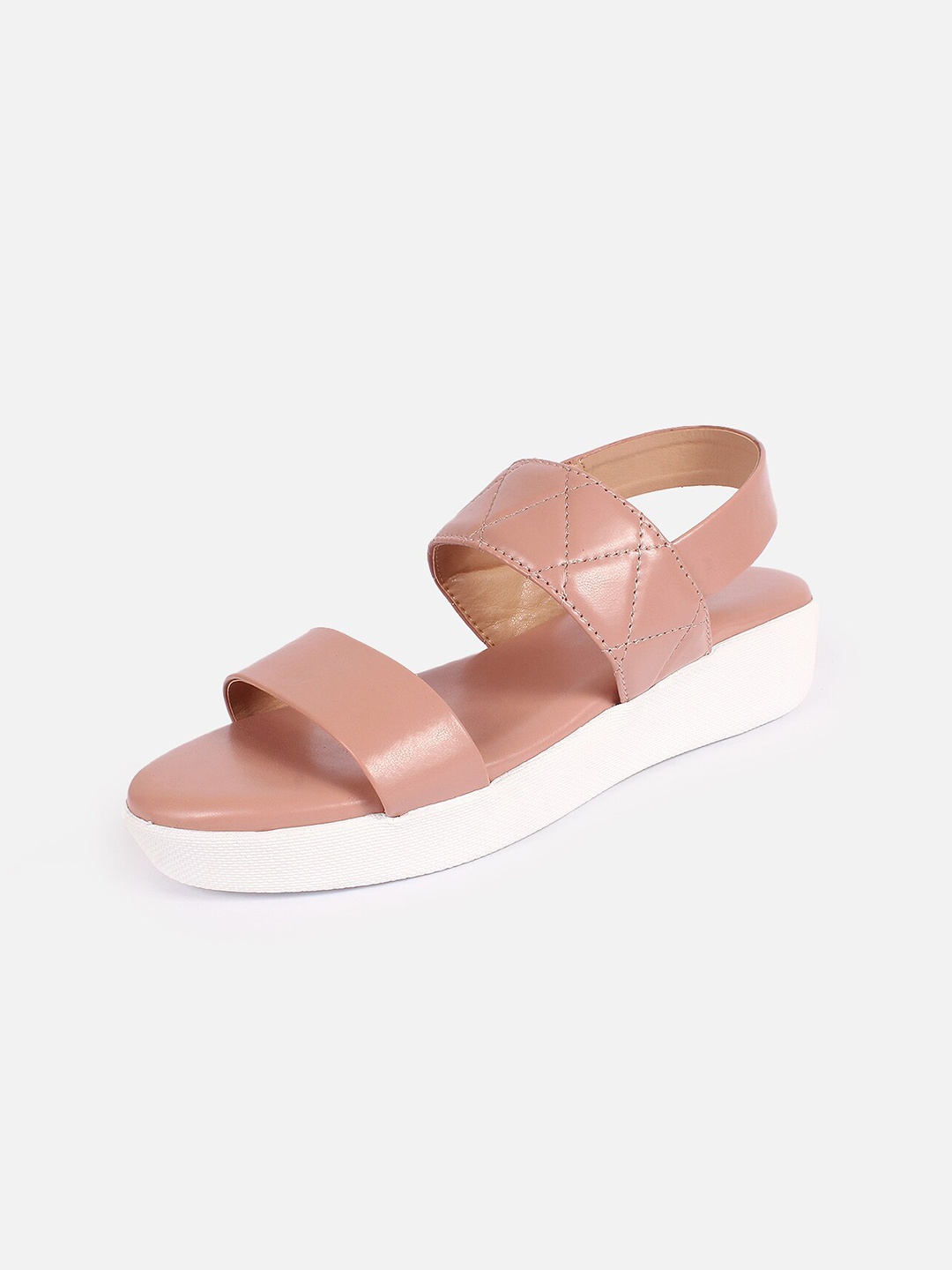

DressBerry Nude-Coloured Platform Sandals