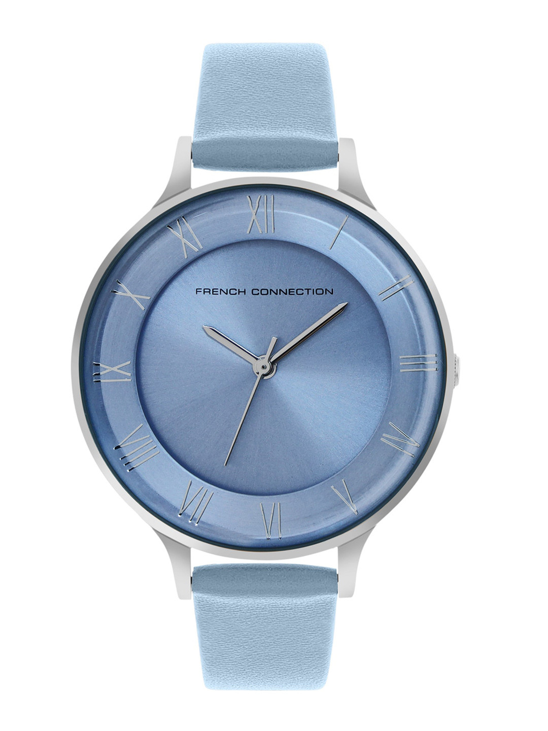 

French Connection Women Leather Straps Analogue Watch FCN00075J, Blue