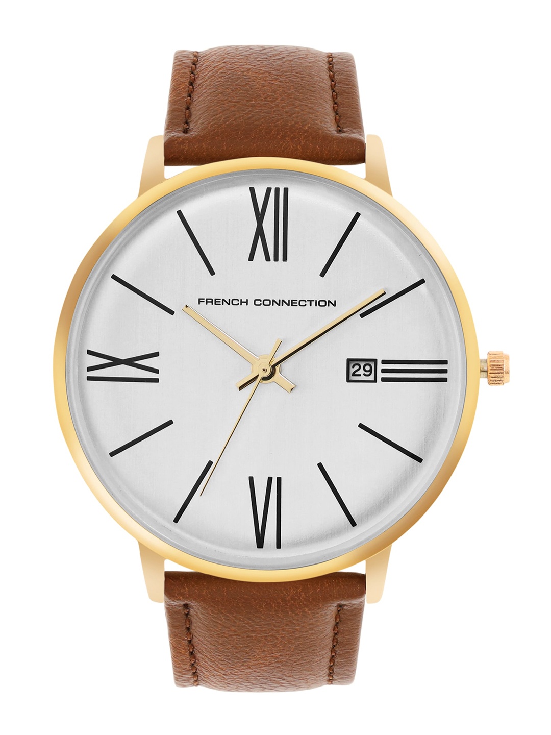 

French Connection Men Dial & Leather Straps Analogue Watch FCN00048C, White