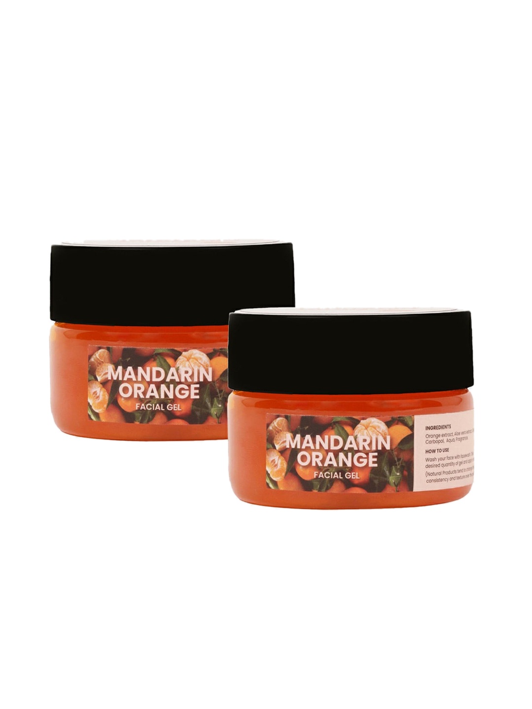 

MUMUSO Set of 2 Mandarin Orange Facial Gel with Aloevera -100 ml each
