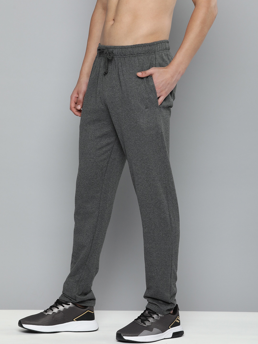 

Slazenger Men Slim Fit Fleece Sports Track Pants, Charcoal
