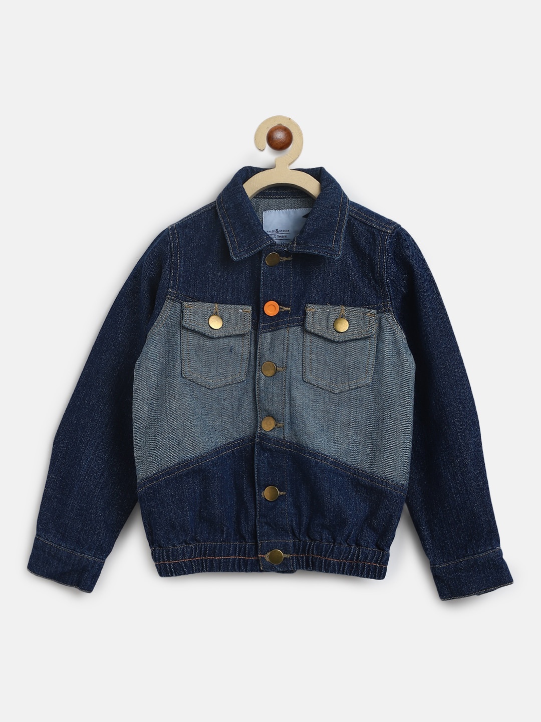 

TALES & STORIES Infant Boys Washed Lightweight Denim Jacket, Blue