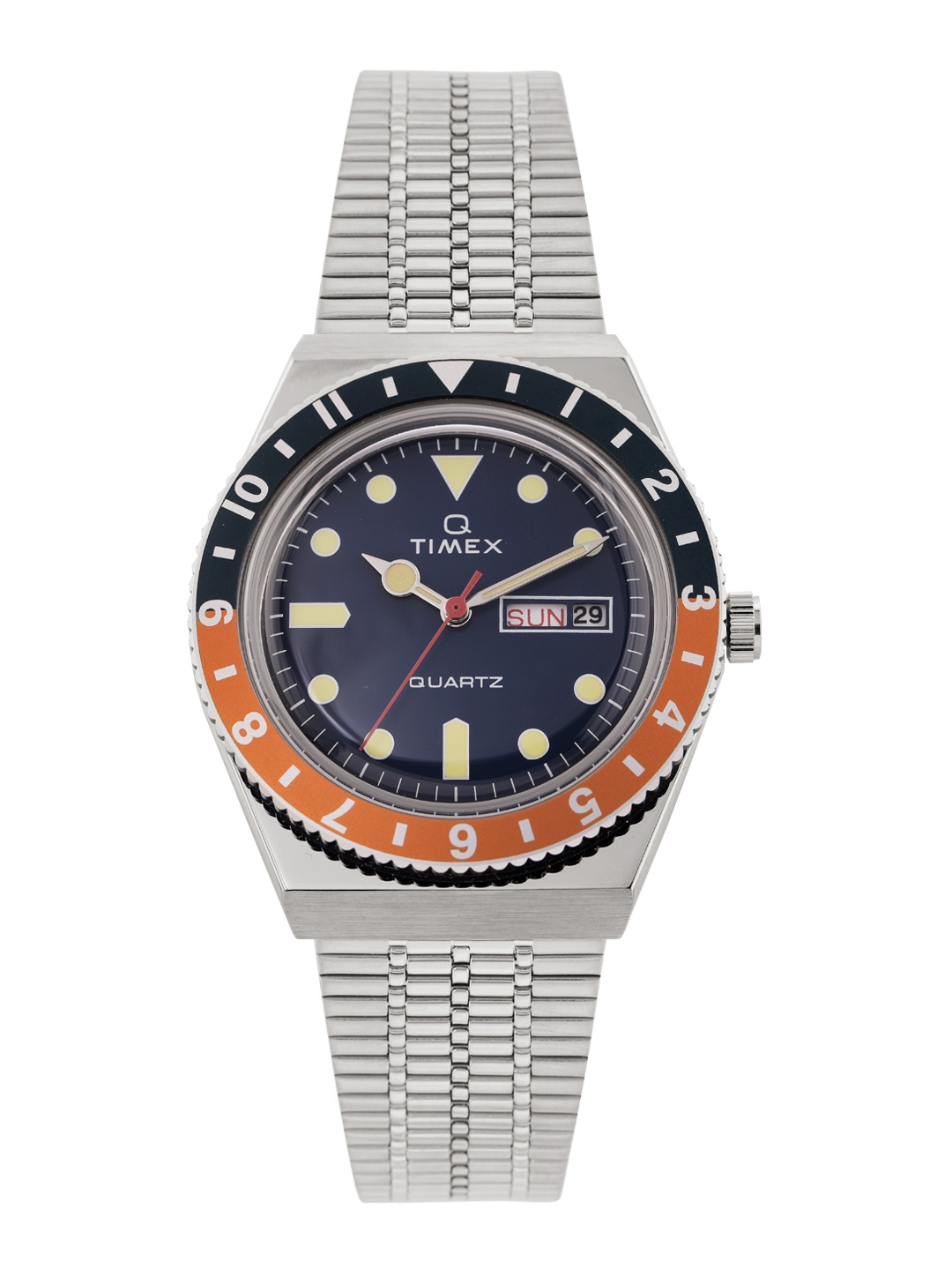

Timex Men Q Reissue Analogue Watch TW2U61100U9, Blue
