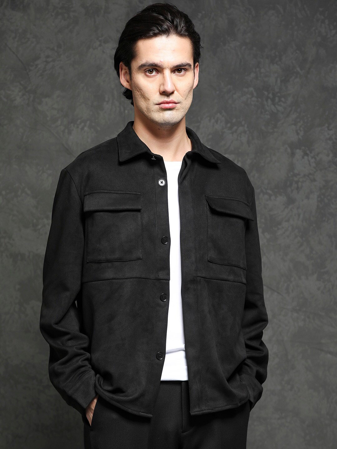 

RARE RABBIT Men Delk Tailored Fit Jacket, Black