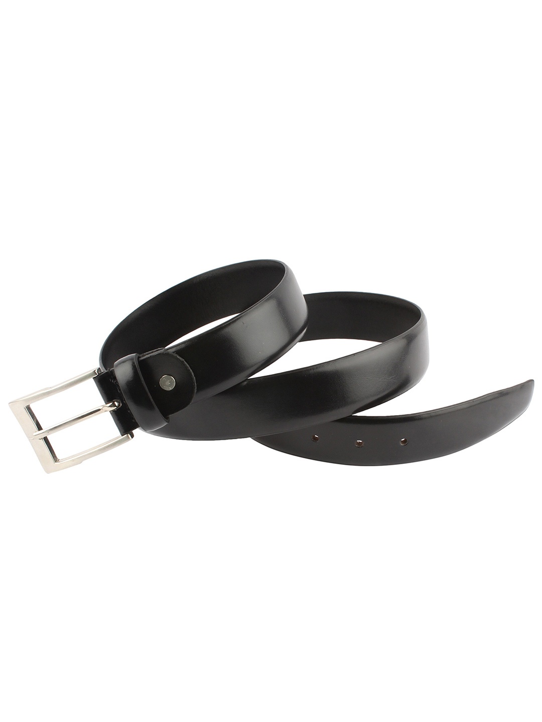 

ACCEZORY Men Leather Wide Belt, Black