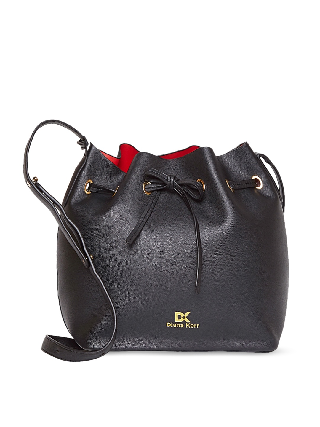 

Diana Korr Black Solid Sling Bag