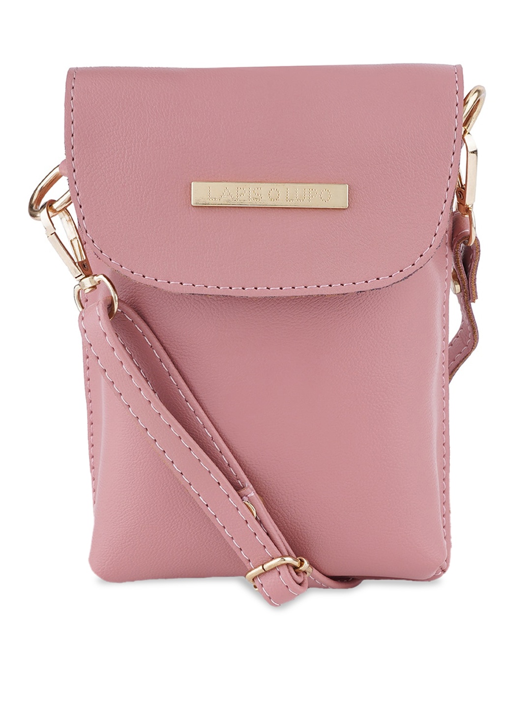 

Lapis O Lupo Structured Sling Bag, Pink