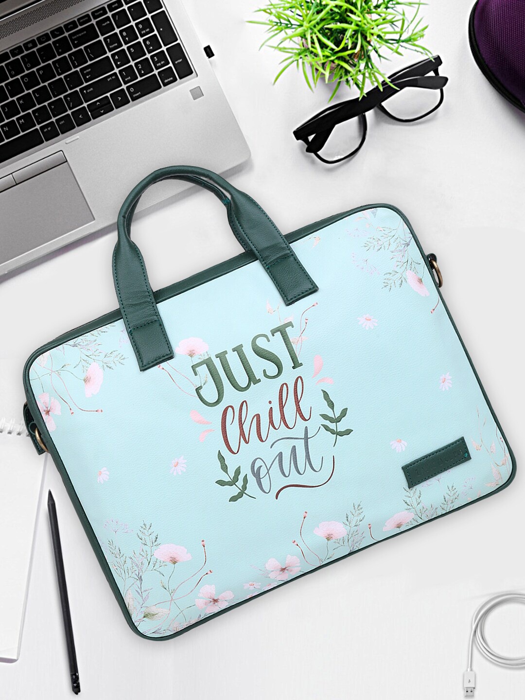 

Lapis O Lupo Unisex Printed Laptop Bag, Green