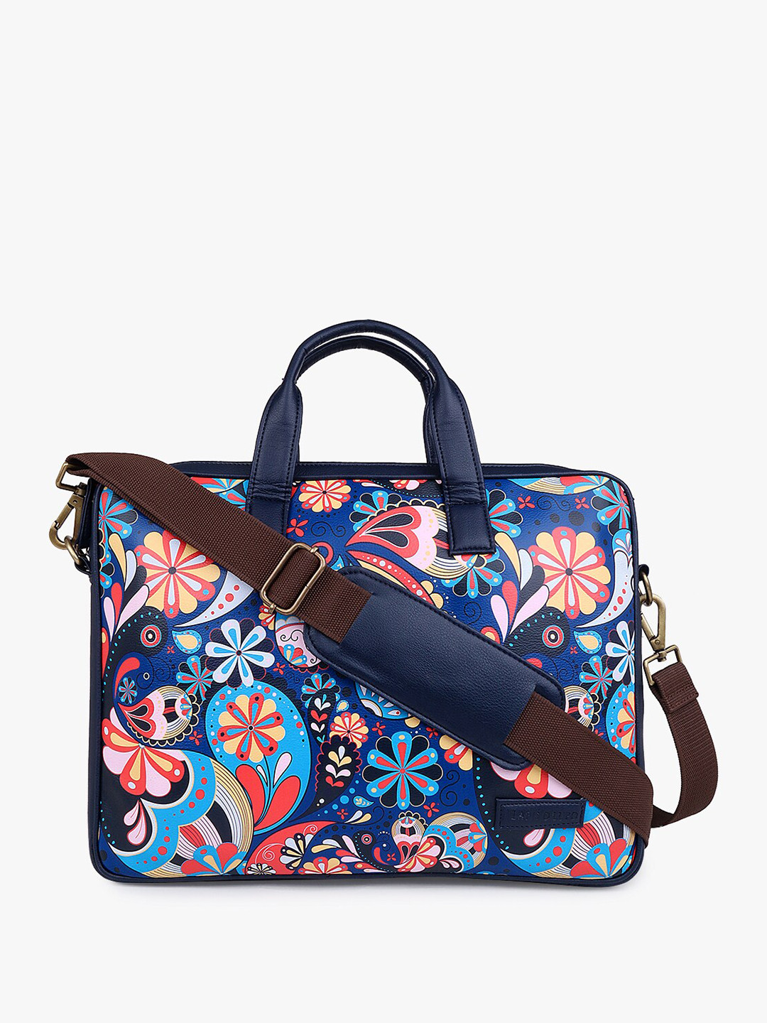 

Lapis O Lupo Unisex Printed Laptop Bag, Blue