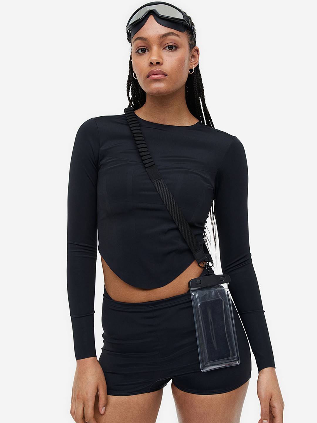 

H&M Waterproof Pouch, Black