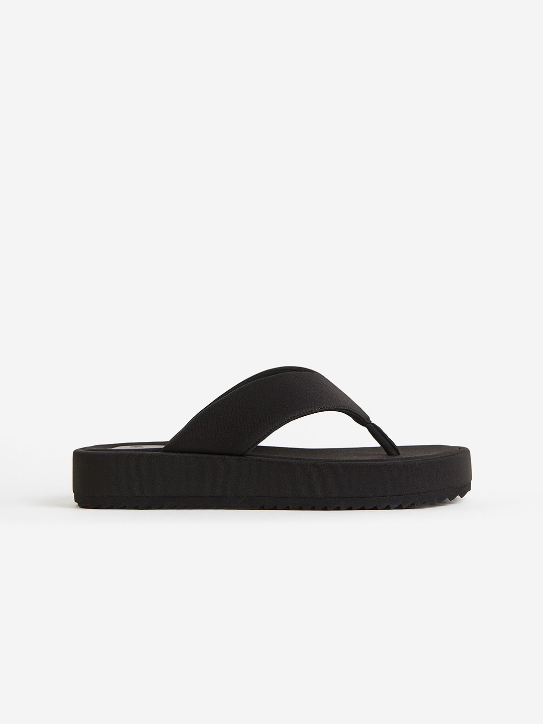 

H&M Flatform Flip-Flops, Black