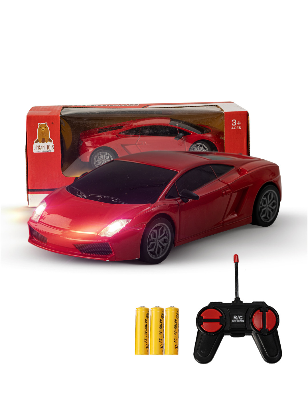

BAYBEE Kids High Speed Mini 1:24 Scale Remote Control Car, Red