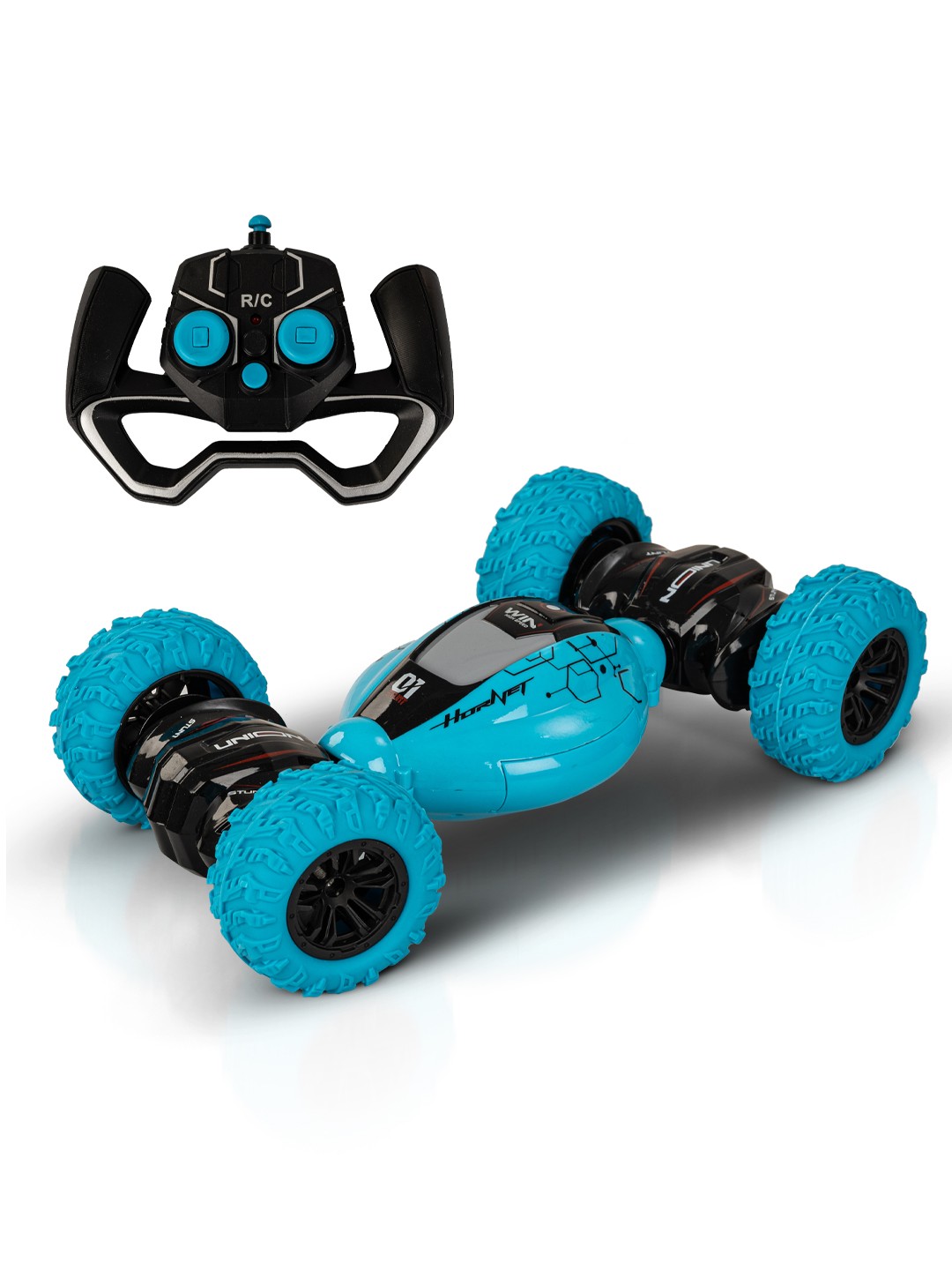 

BAYBEE Kids Blue Double Sided Remote Control Car