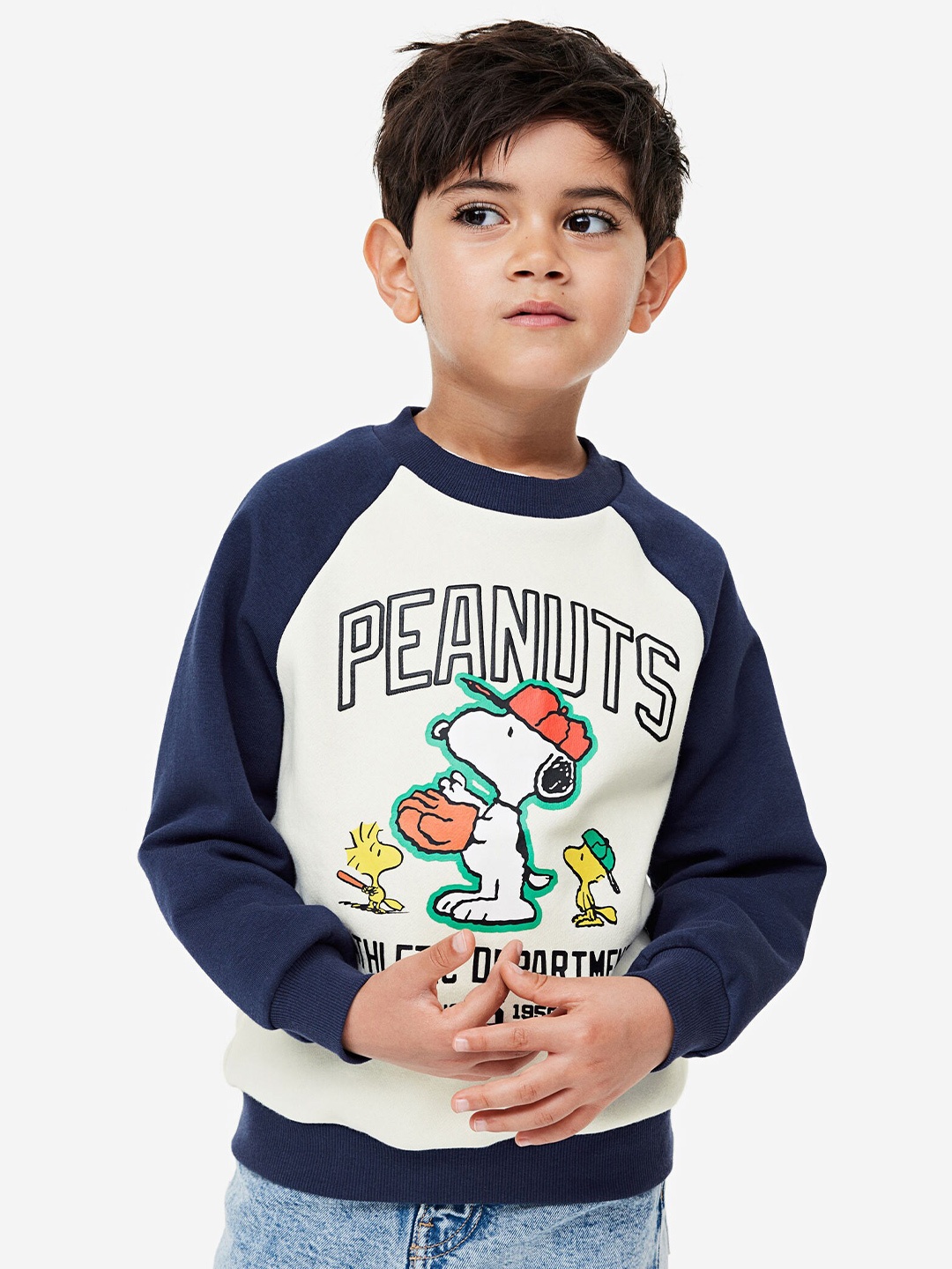 

H&M Boys Printed Sweatshirt, Blue