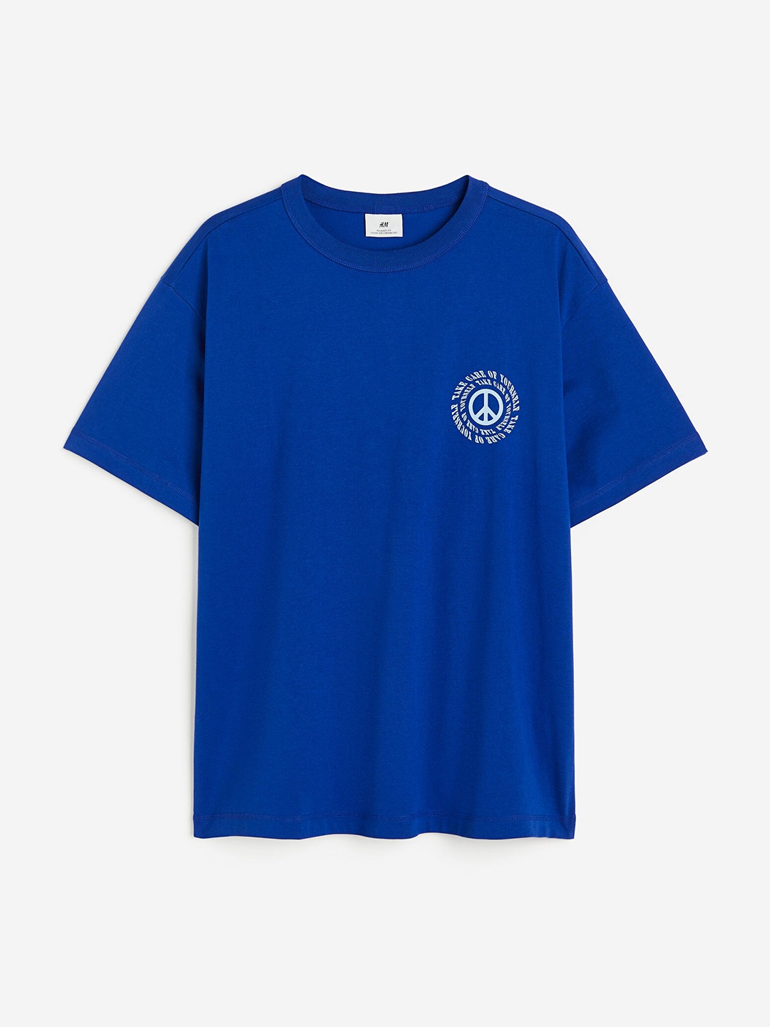 

H&M Men COOLMAX Loose Fit T-shirt, Blue