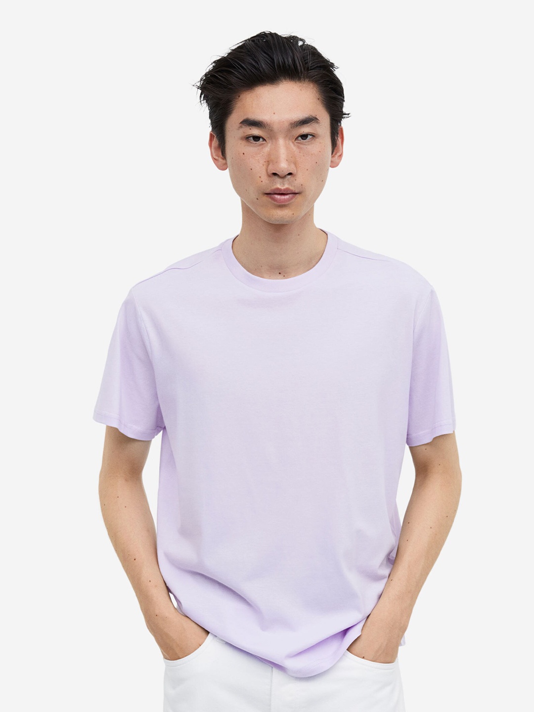 

H&M Regular Fit T-shirt, Purple