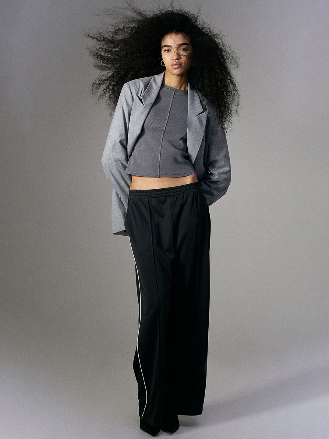 

H&M Track Pants, Black