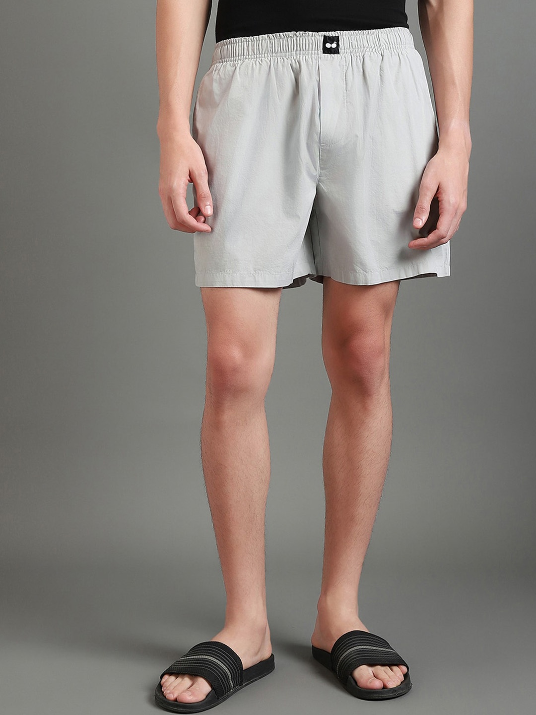 

Bewakoof Pure Cotton Boxers 581591, Grey