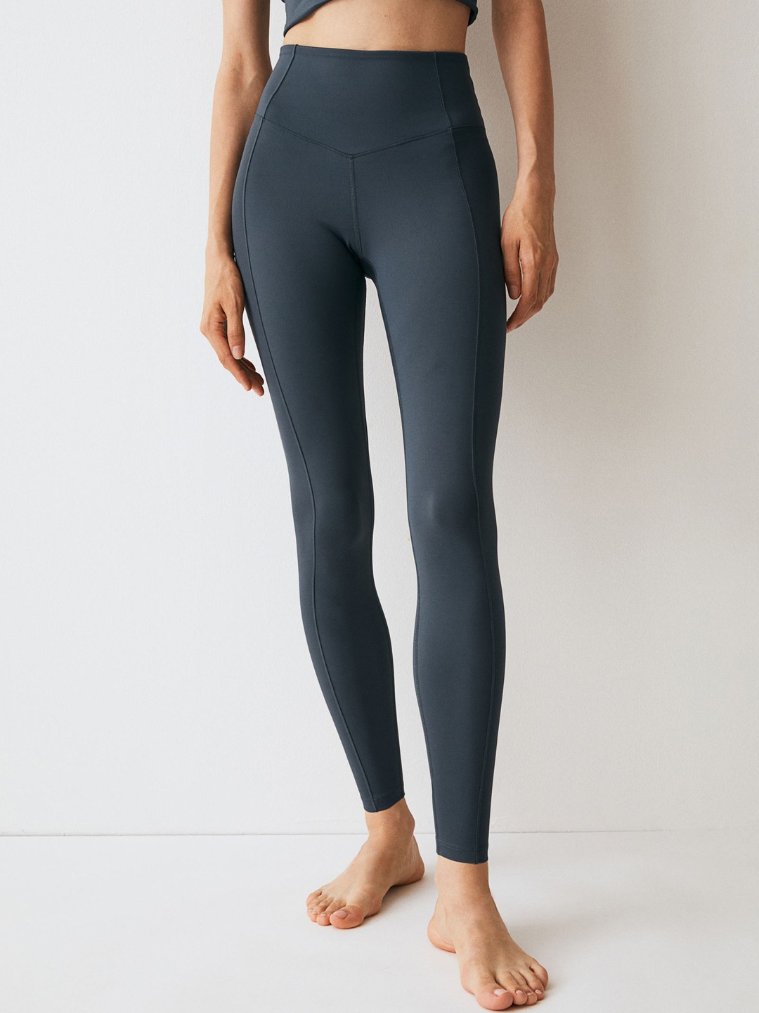 

H&M Soft Move Sports Tights, Turquoise blue