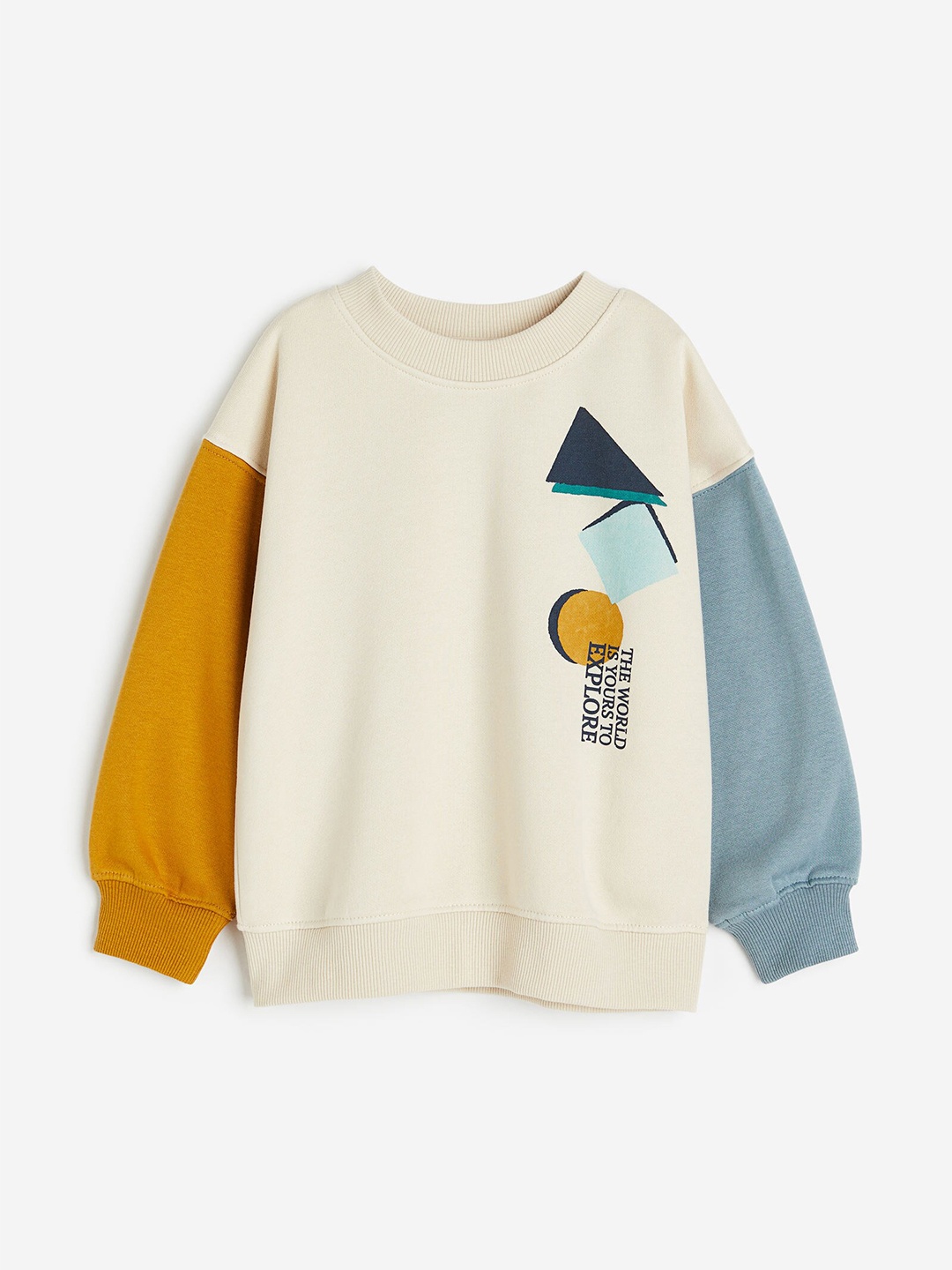 

H&M Boys Oversized Sweatshirt, White