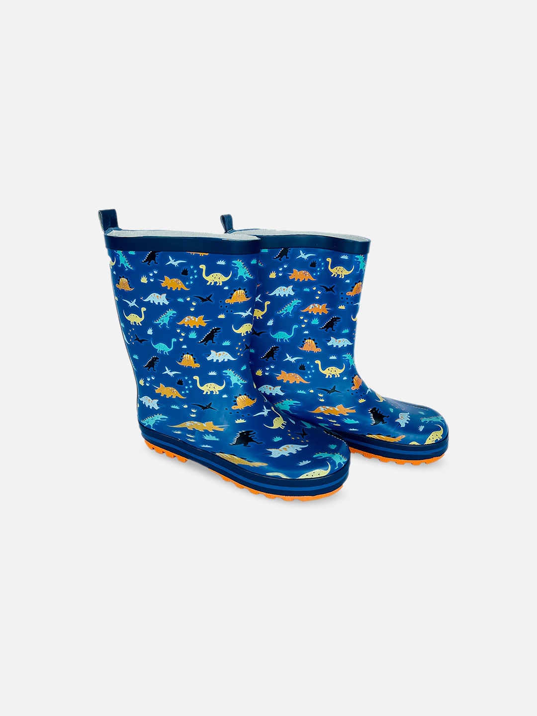 

Little Surprise Box LLP Kids Printed Waterproof Mid-Top Rain Boots, Blue