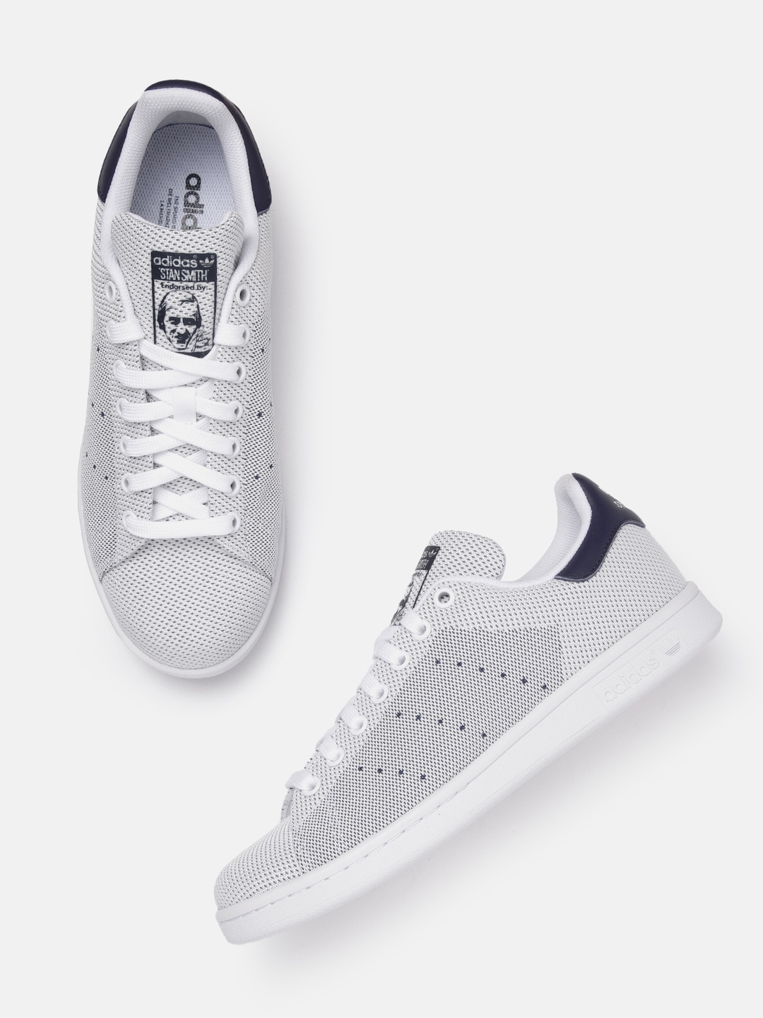 

ADIDAS Originals Men Woven Design STAN SMITH Sneakers, White