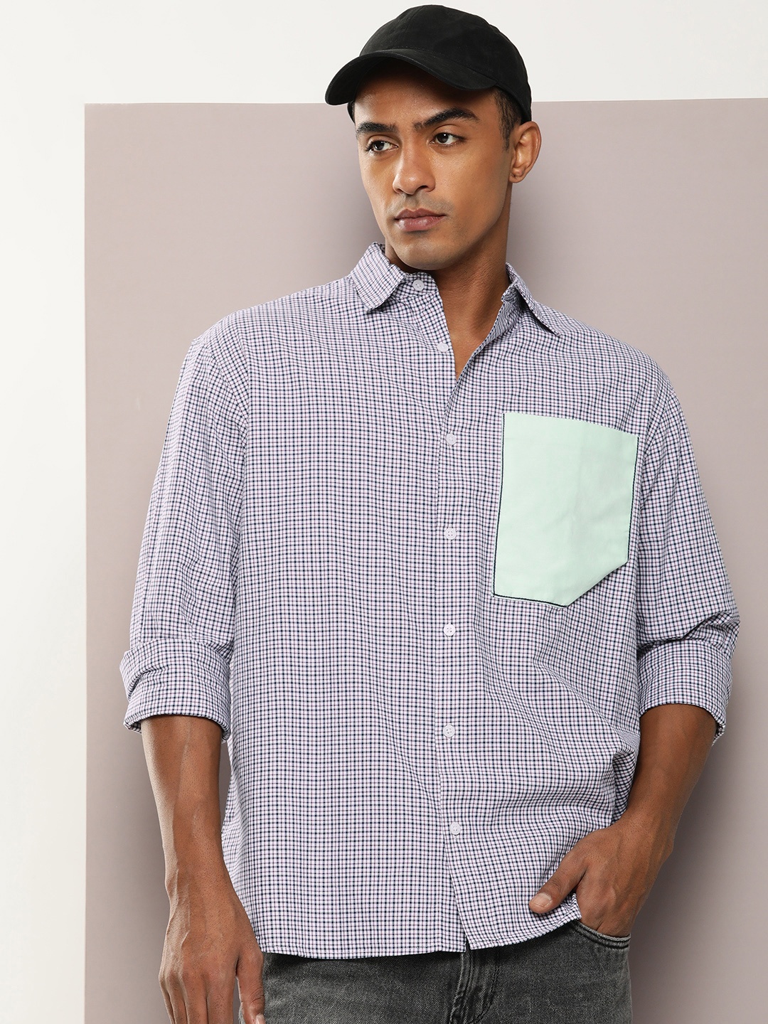 

Kook N Keech Men Relaxed Checked Pure Cotton Casual Shirt, Multi
