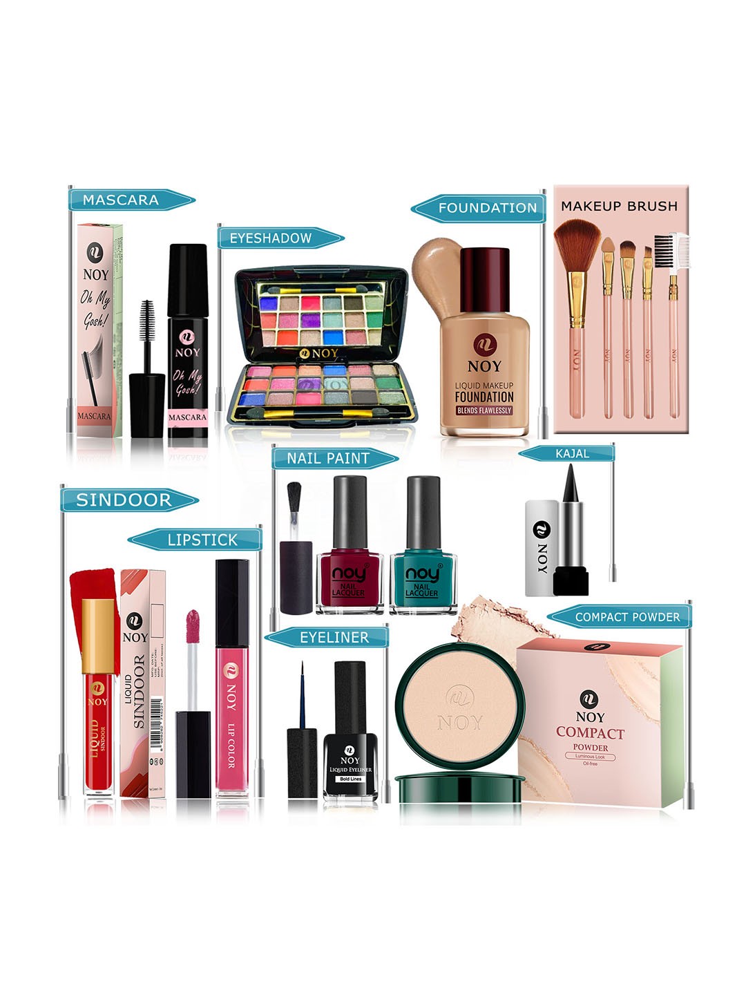 

NOY Set Of 15 Bliss Makeup Combo - No. N286, Peach