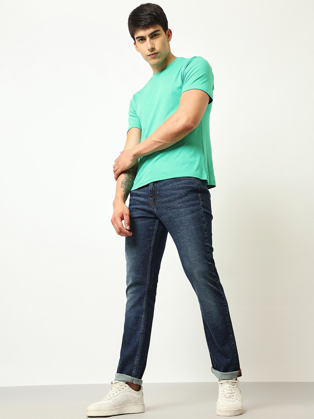 

Lee Men Rodeo Clean Look Light Fade Mid-Rise Jeans, Blue