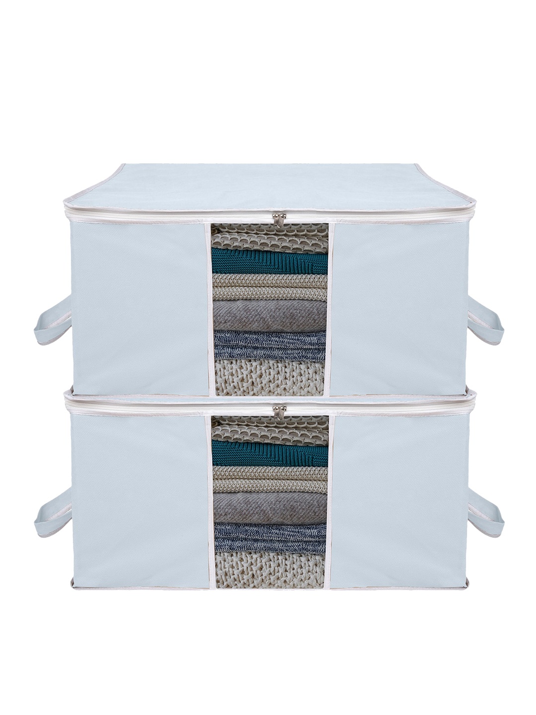 

Kuber Industries Blue 2 Pieces Storage Organisers