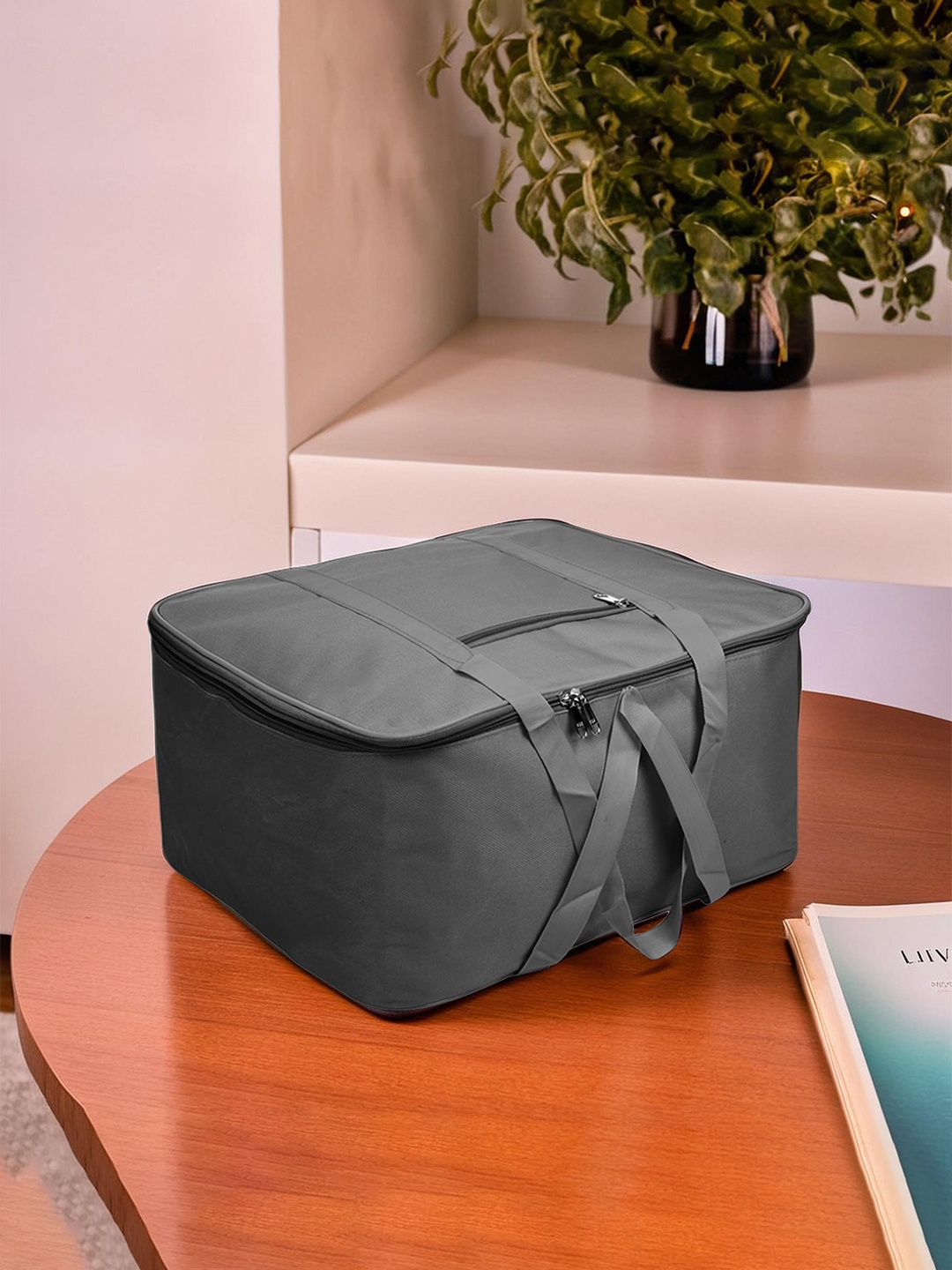 

Kuber Industries Grey Large Underbed Storage Bag